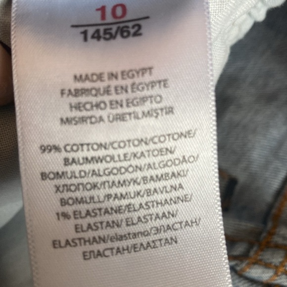 Lot of 5 pair boys jeans sizes 10 & 12 slim Polo Ralph Lauren Denizen Levi’s - Picture 4 of 11